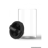 Evak Black Gloss Round Storage Container with Compact Handle Medium - 4 miniature