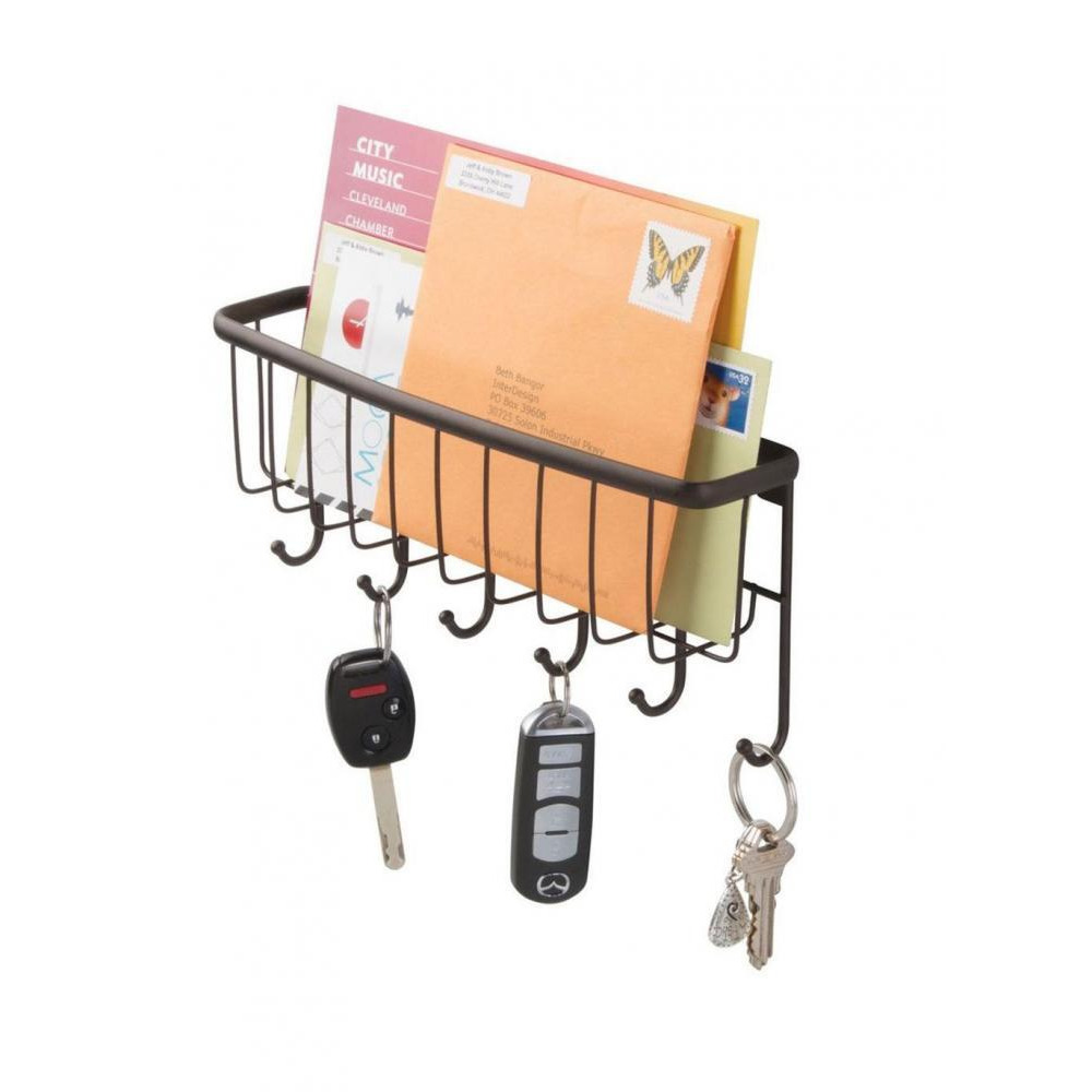 Interdesign WM Mail Center 10.70 x 2.60 x 8.50 inch Bronze - 2