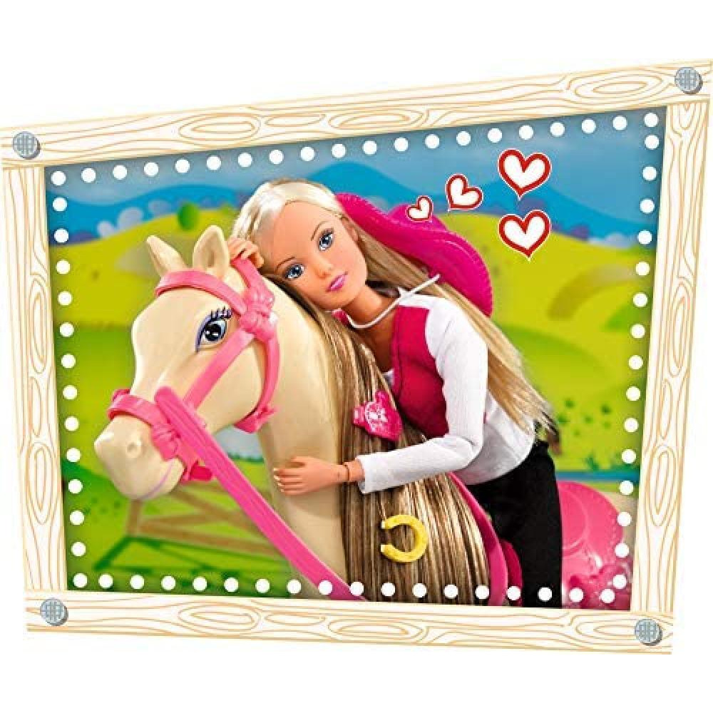 Simba / Steffi Love 10 573 0373 Doll With Horse And Stable Plus Accessories - 2
