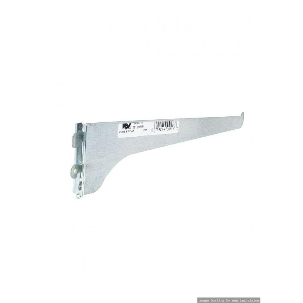 Knape Vogt 10" Chrome Bracket - 1