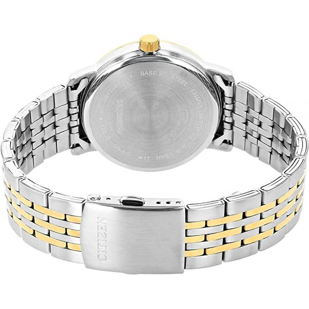 CITIZEN Quartz Analog Green Dial Two-Tone Stainless Steel Men's Watch DZ0044-50X - 2