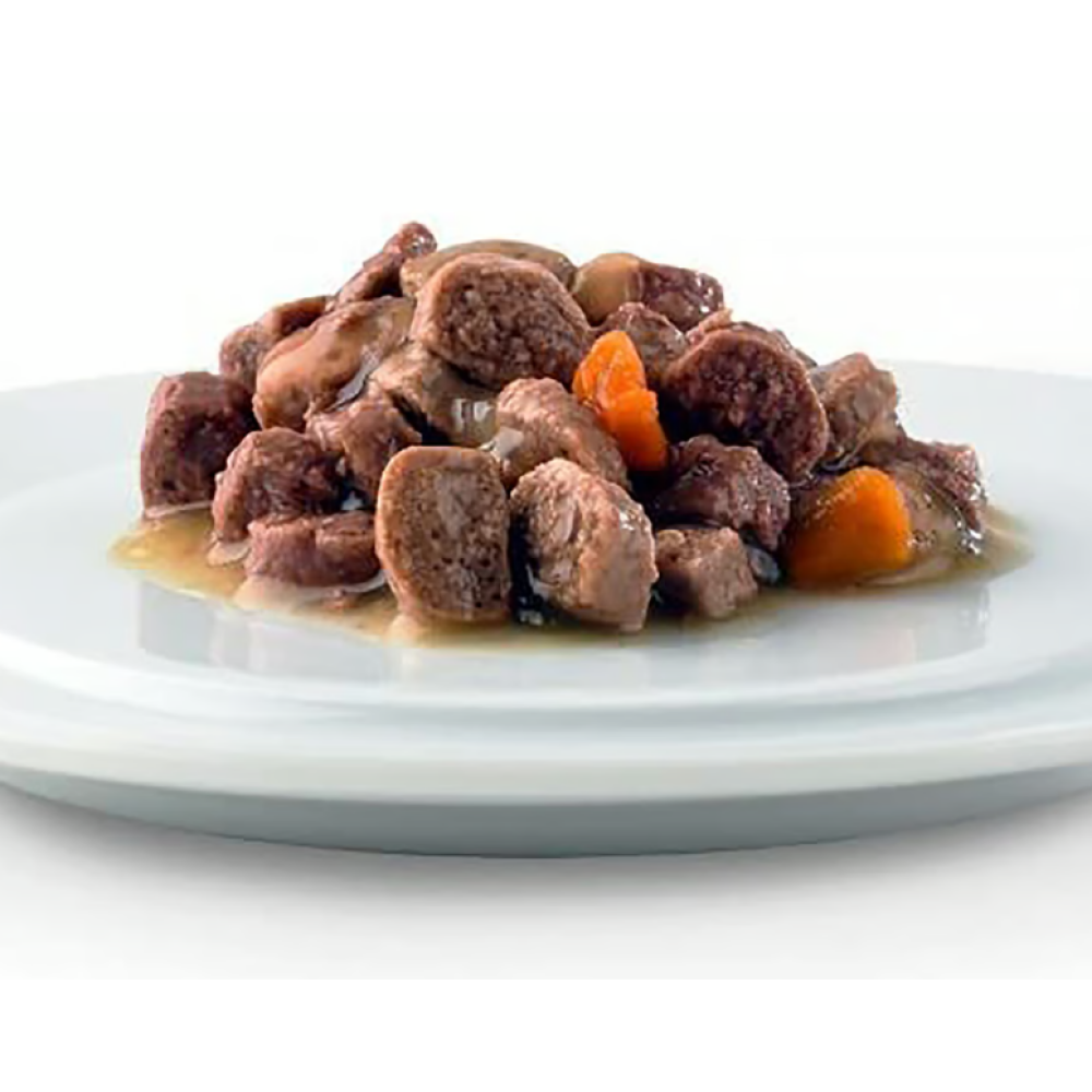 بلايسير، طعام رطب، للكبار، قطع مع سمك السلمون وسمك القد في المرق، 22*100 جم - 3