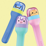 Zoku Pocket Neatly Nesting Set of 3 Utensils has a Spoon, Fork and Knife, . Kitty - 4 miniature