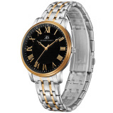 Kenneth Scott Men's Black Dial Analog Watch - K22029-KBKB - 2 miniature