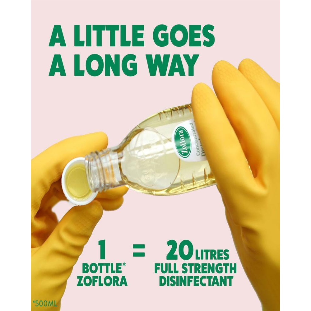 Zoflora, Multipurpose Concentrated Disinfectant, Bluebell Woods, 500 ml - 5