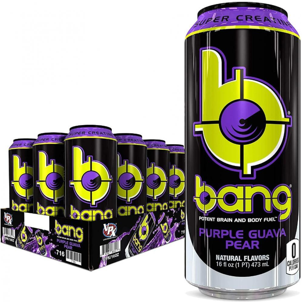 Bang Purple Guava Pear 16 OZ (Pack of 12) - 1