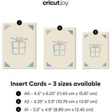 Cricut Joy Insert Cards, Gray & Silver Holographic Multicolour 4.25 x 5.5 inch - 5 miniature