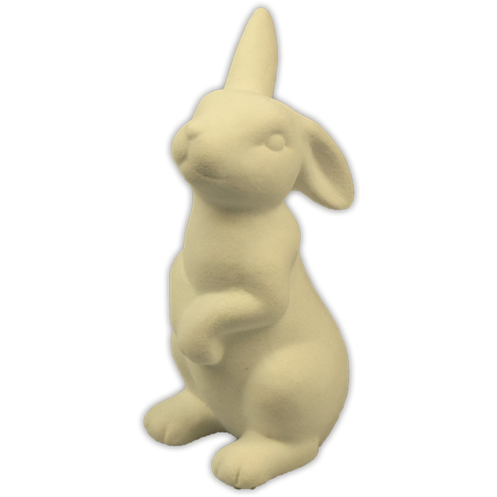 Gems Flocked Bunny Ornament Assorted, 1 Piece - 4