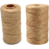 Premify / Natural jute twine rolls, 100x2 +100x3 mm - 2 miniature