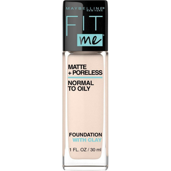 Maybelline New York / FOUNDATION، Fit me، MATTE، 105 - Fair ivory، 1 أونصة سائلة (30 مل)