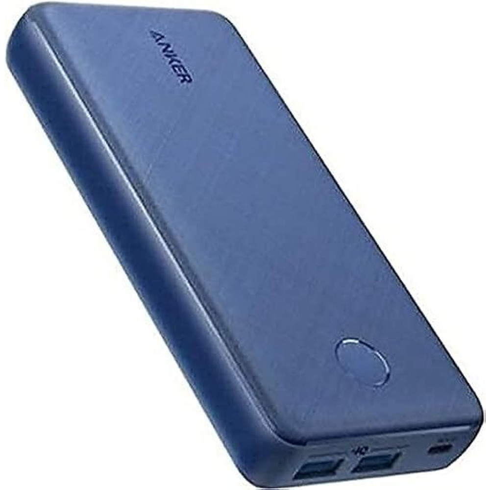 Anker, Power bank PowerCore II, 2 USB Ports, 15W, 20000mAh, Blue - 1