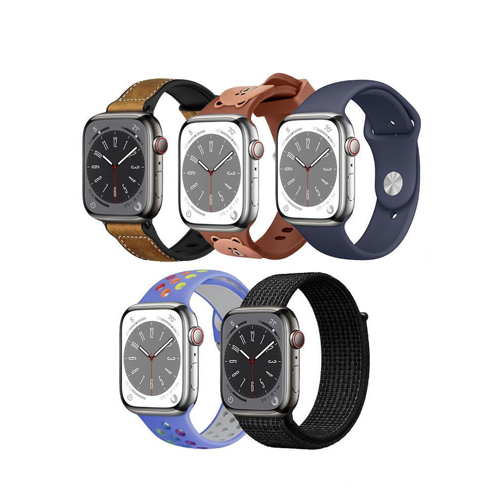 5 Шт. Сменный ремешок Для Apple Watch 49/45/44/42 Мм СЕРИИ Ultra 2/Ultra/9/8/7/6/5/4/SE - 1