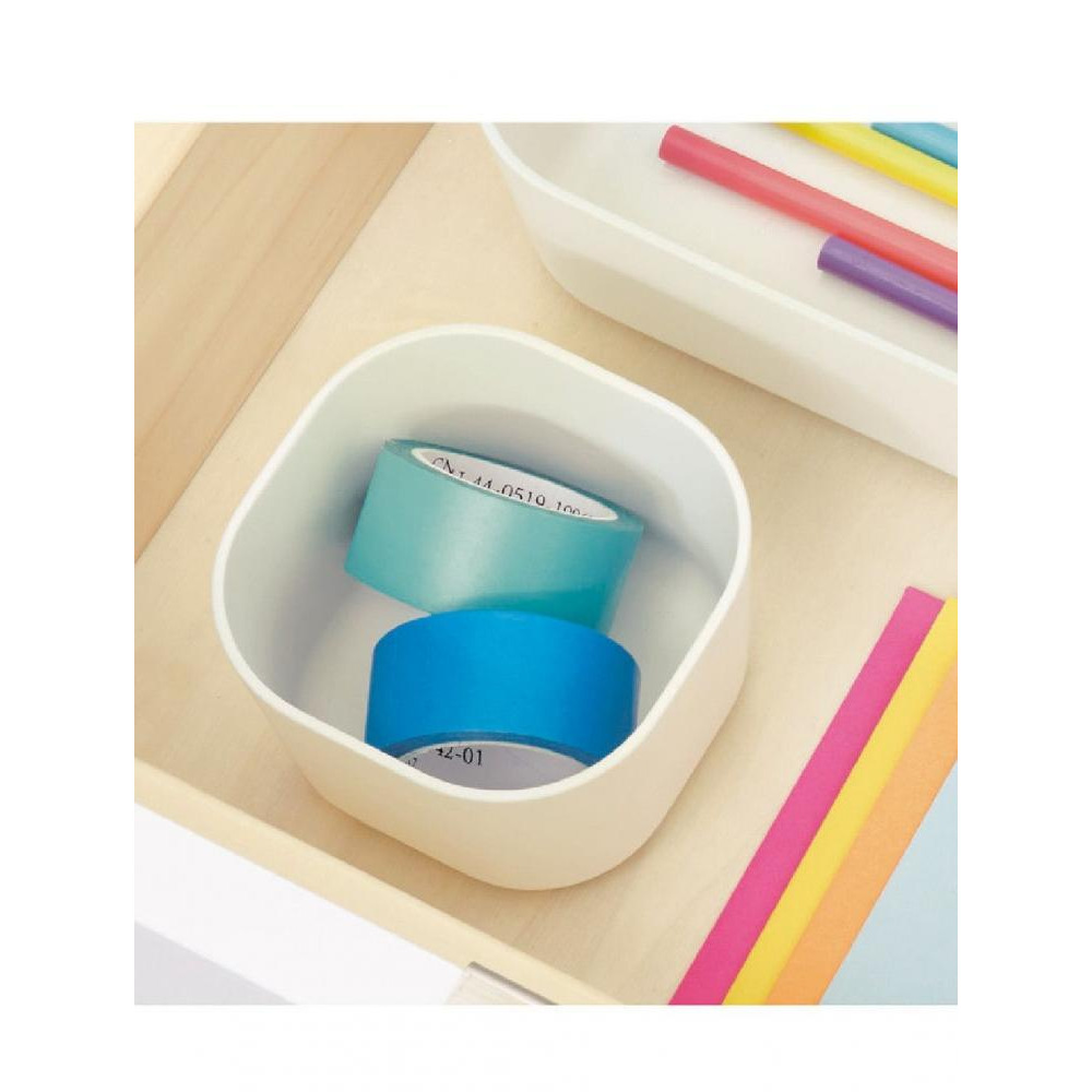 Interdesign Eco Storage Compact Bin 3.6 x 3.6 x 2.4 inch Coconut - 2