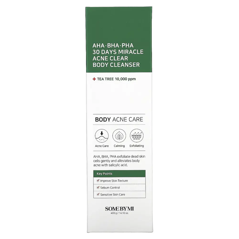البعض من MI AHA. بها. PHA 30 Days Miracle Acne Clear Body CLEANSER، 14.1 أونصة (400 جم) - 2