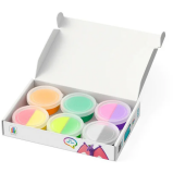 HEY CLAY - Air-Dry Clay Dinos: Pterodactylus, Triceratops, Tyrannosaurus - 6 Cans - 2 miniature