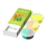 HEY CLAY - Воздушно-Сухая Глина СТЕГОЗАВР, 3 Банки - 2 miniature