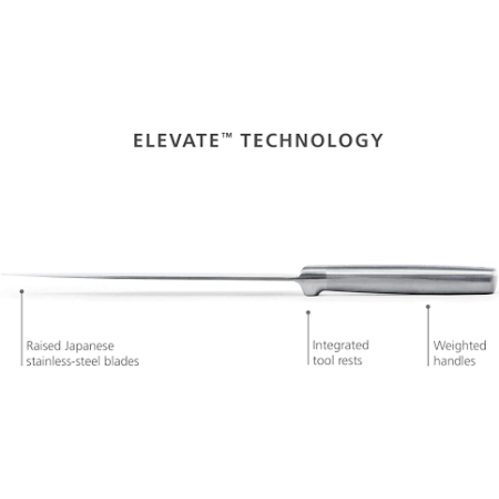 Joseph Joseph Elevate Steel Knives Bamboo 5pc Block - 2