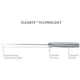 Joseph Joseph Elevate Steel Knives Bamboo 5pc Block - 2 miniature