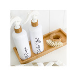 Little Storage Bamboo Rectangle Tray - 5 miniature