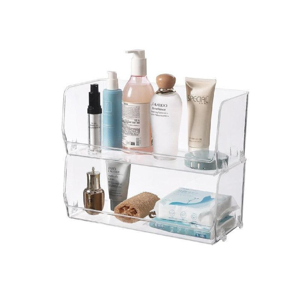 Прозрачный Штабелируемый Большой Органайзер Little Storage, Набор из 2 шт. - 6