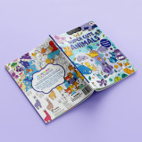 Hinkler Kaleidoscope Coloring Scented Stickers Super Cute Animals - 5 miniature