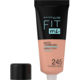 Maybelline New York Fit Me Foundation, Matte & Poreless, 245 Classic Beige 30 ml - 5 miniature
