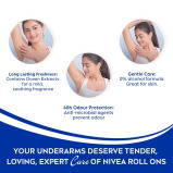 Nivea Fresh Natural Roll On Deodorant, 50 ml - 5 miniature