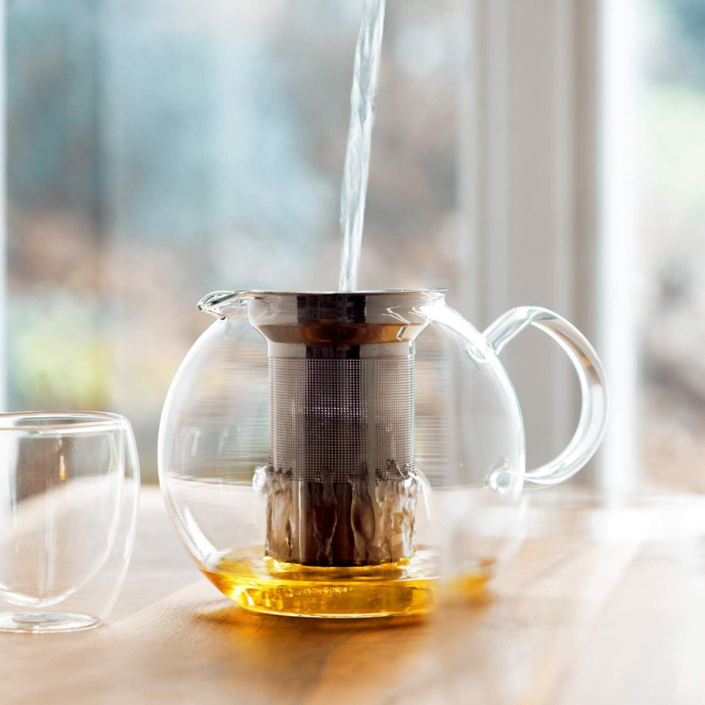 Bodum Assam Tea Press With Filter, Bd-1801-16, Clear, 1 litre - 5