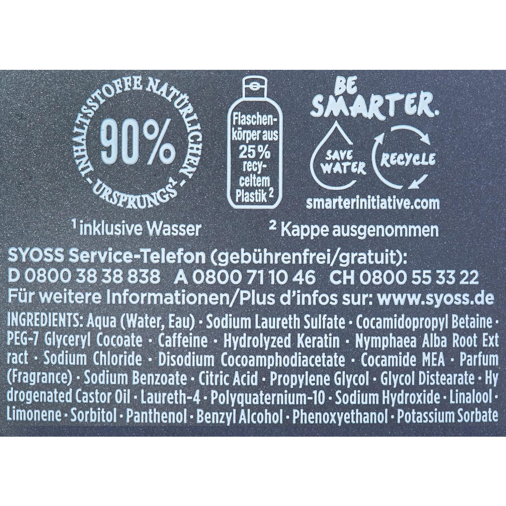Syoss Men's Power Shampoo, 440 ml - 5