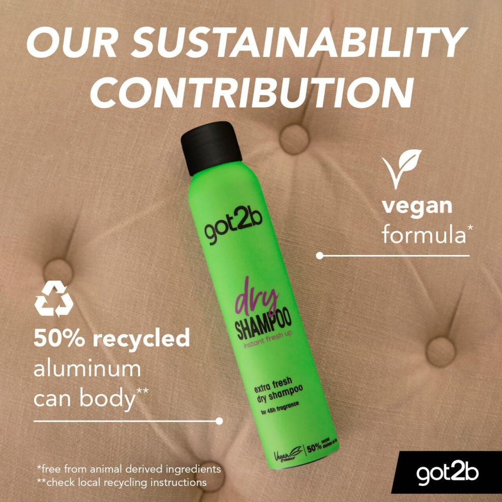 Schwarzkopf GOT2B Fresh It Up Dry Shampoo - Clean & Crisp, 200 ml - 5
