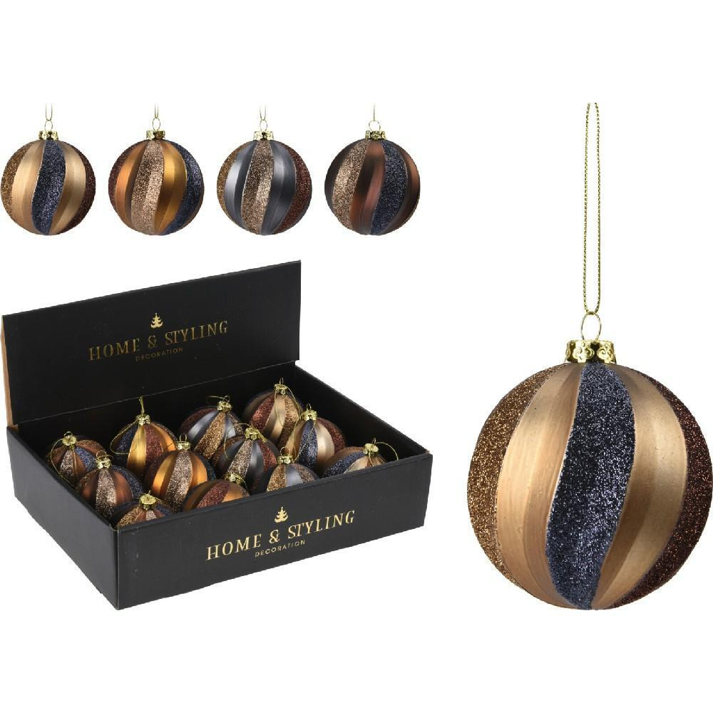 كوبمان كرة عيد الميلاد اللامعة ديكو 80 ملم متنوعة 1 قطعة - 1