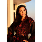 الروح الآسيوية، غروب الشمس المخملي، مقاس موحد (XS-XL) - 3 miniature