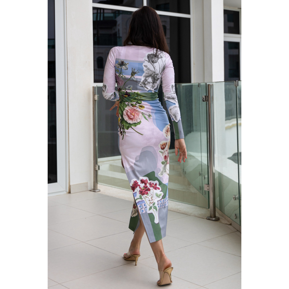 Asian Spirit, Flower Gaze Dress, Size small (S) - 2