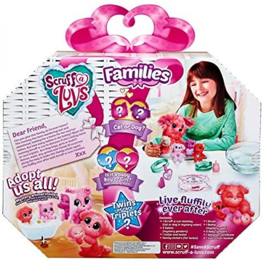 Little Live Pets Scruff-A-Luvs Family | Wash, Dry and Brush to Rescue and Reveal 10 Surprises - 2