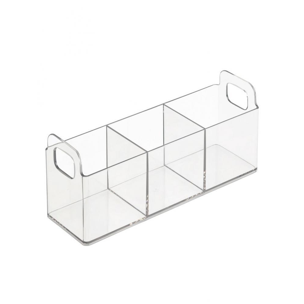 InterDesign Clarity Vanity Organizer 9 x 3 x 4 inch Clear - 2