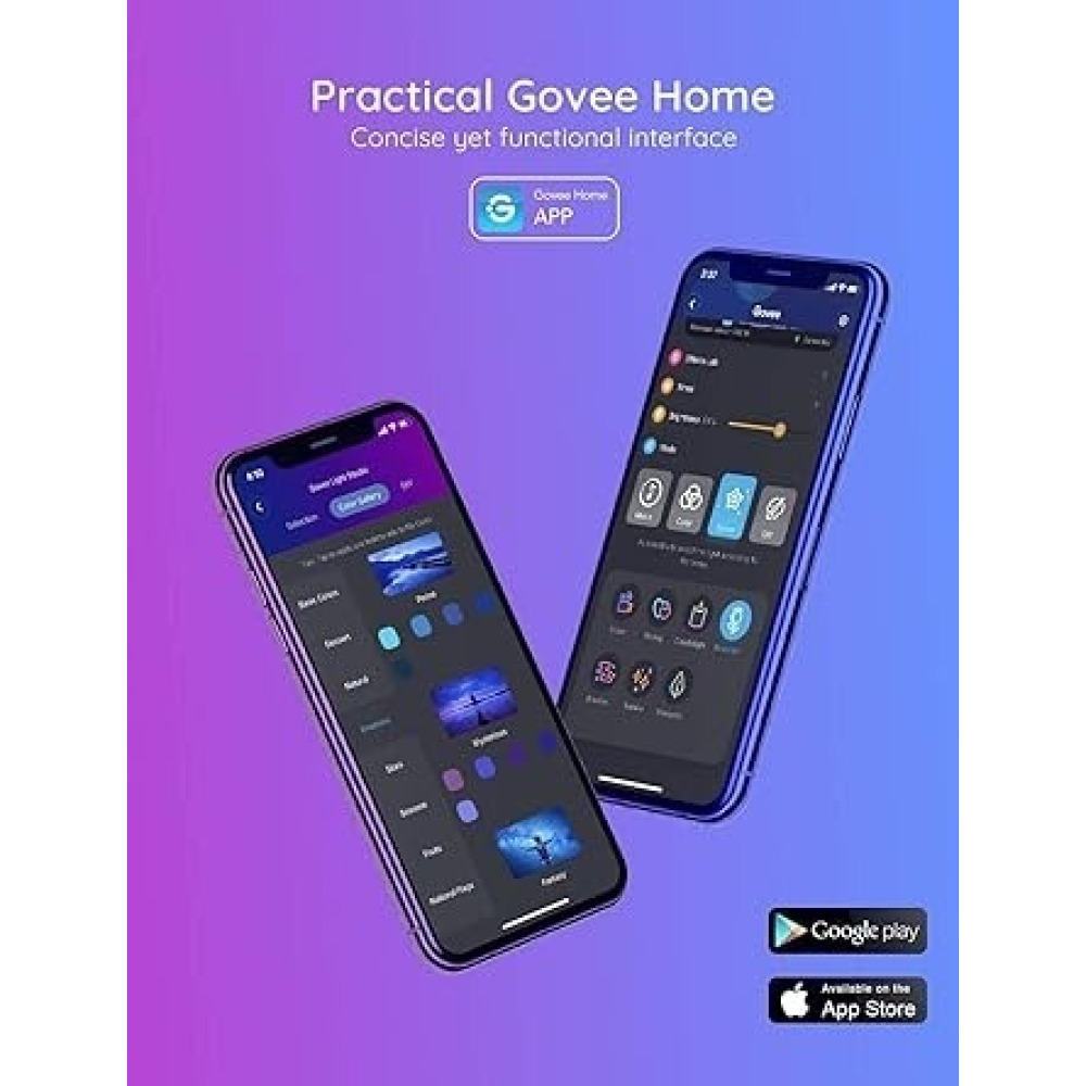 Светодиодная ПОДСВЕТКА GOVEE TV, СВЕТОДИОДНАЯ ПОДСВЕТКА 10 Футов (3 МЕТРА) для Телевизора с Приложением И Пультом Дистанционного Управления, СИНХРОНИЗ - 6