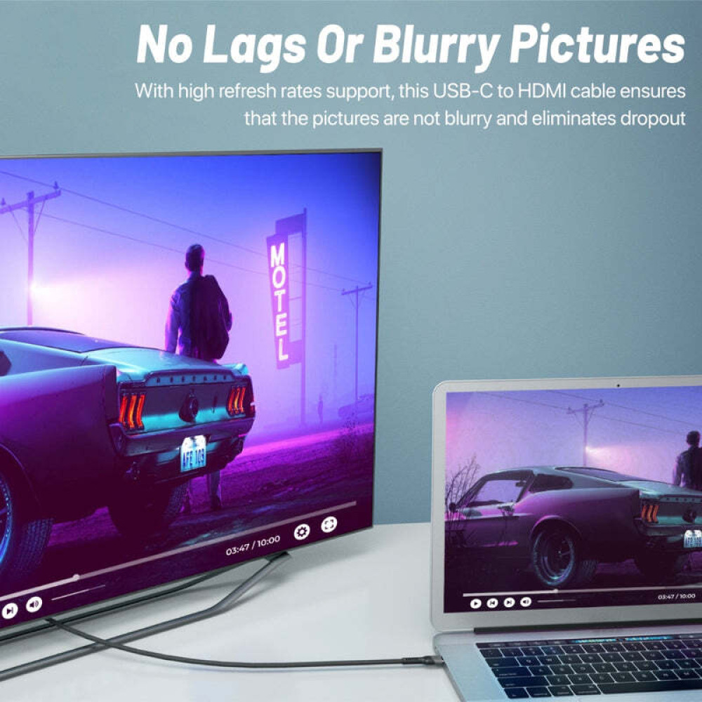 كابل PROMATE MEDIACORD-8K 8K CRYSTALCLARITY™ usb-c إلى Hdmi® - 2