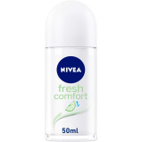 NIVEA Deodorant Roll-on for Women, Fresh Comfort, 50ml - 1 miniature