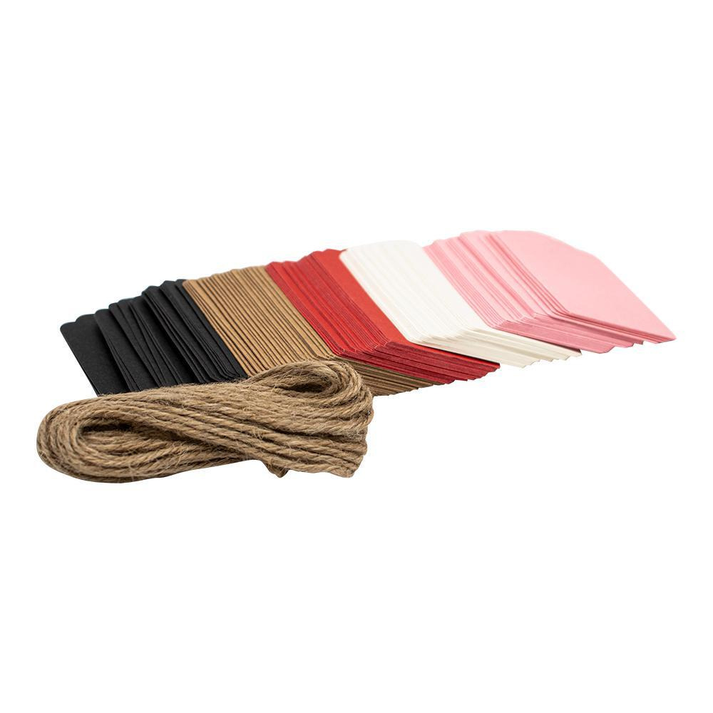 Premify / Kraft paper gift tags, 100 pcs - 2