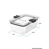 حاوية طعام لاتشلوك تريتان من بريبارا، سعة 5.25 كوب، مجموعة من قطعتين - 2 miniature