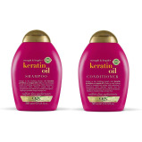 OGX Anti-breakage Keratin Oil Shampoo  Conditioner (13 Ounces) - 1 miniature