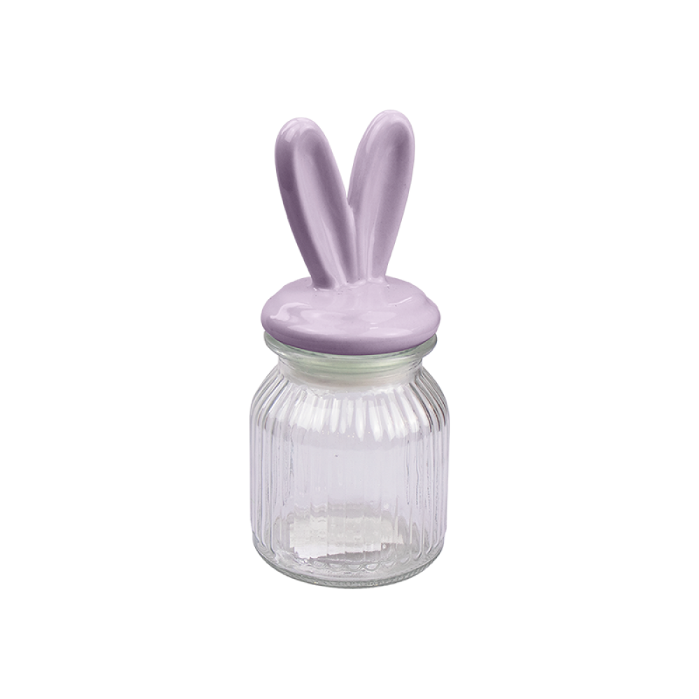 Gems Easter Ribbed Glass Jar 250Ml Assorted, 1 Piece - 4