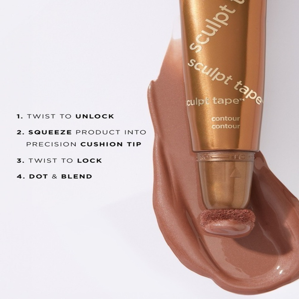 Tarte Cosmetics Sculpt Tape™ Contour Cool Bronze 15ml - Effortless Sculpting & Contouring for Defined Features - 4