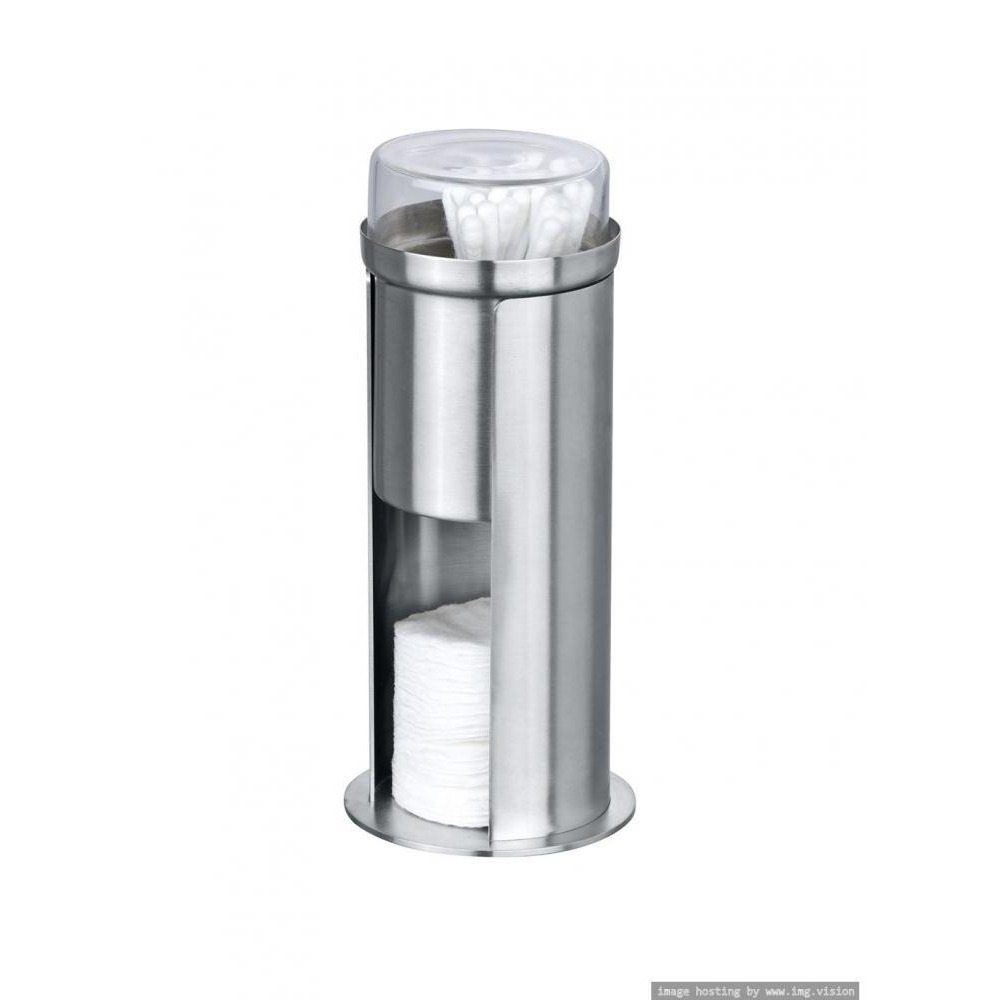 Wenko Cotton Pads Dispenser Firenze Stainless Steel Matte - 2