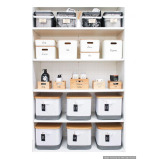 حاوية تخزين صغيرة ضخمة مع غطاء من الخيزران - 2 miniature