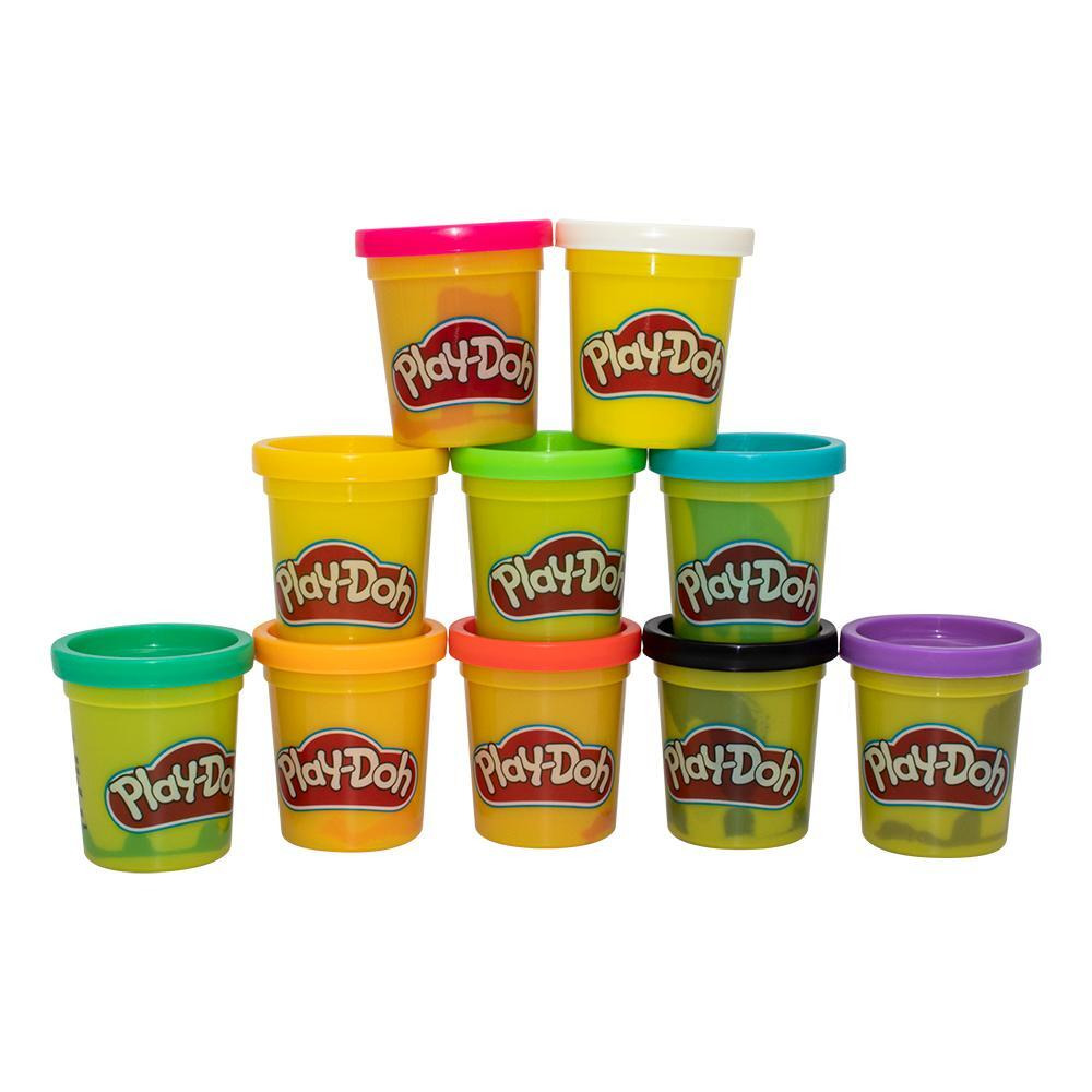 Play Doh / Toys, 10-pack of non toxic model compound 29413F03, 10x2 oz, Multicolour - 1