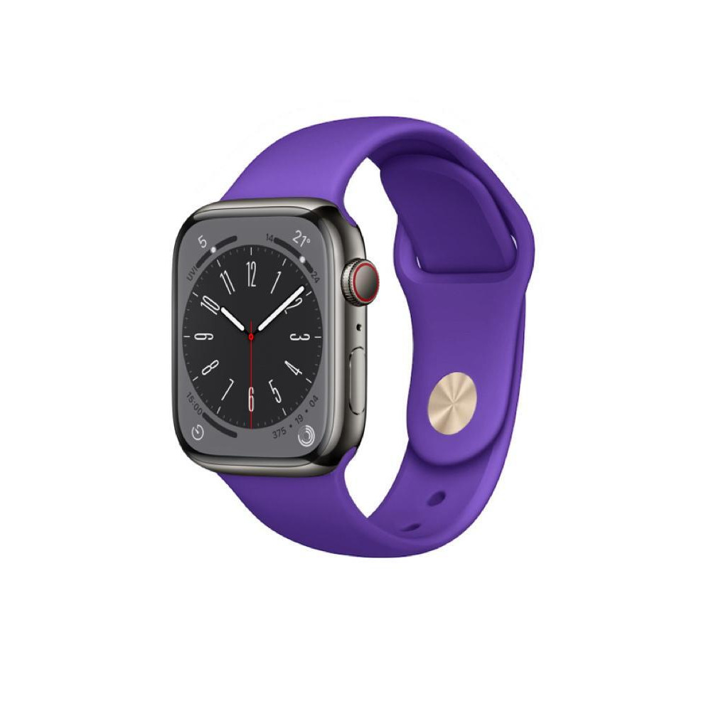 Perfii Solid Silicone Replacement Band for Apple Watch 49, 45, 44, 42 mm Series Ultra 8/7/6/5/4 SE - 2