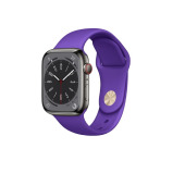 Perfii Solid Silicone Replacement Band for Apple Watch 49, 45, 44, 42 mm Series Ultra 8/7/6/5/4 SE - 2 miniature