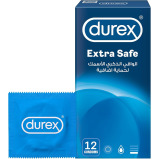 Durex Extra Safe Extra Lubed Condoms for Men, Pack of 12 - 1 miniature