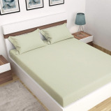 Fitted Sheet BYFT Orchard Exclusive King Size, Cotton percale 180 TC, Cream, Set of 1 Pc - 4 miniature